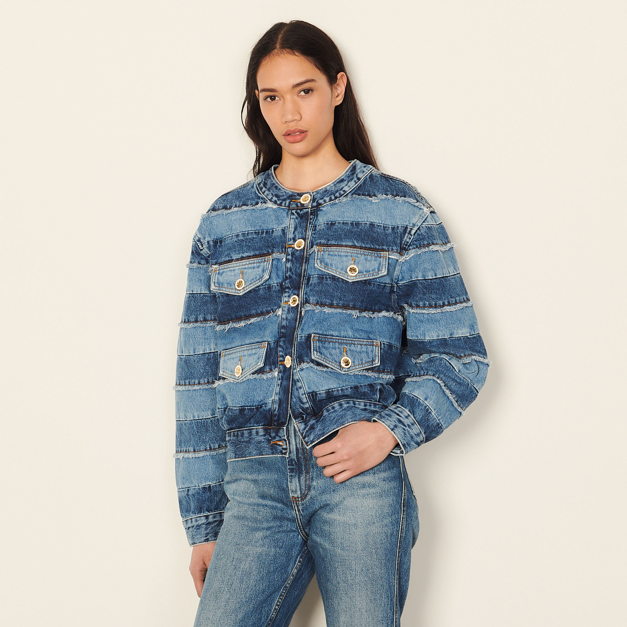 non-stretch denim